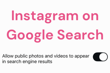 Instagram on Google Search