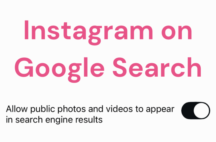 Instagram on Google Search